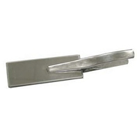 Schlitzklammer "gerade", Inox